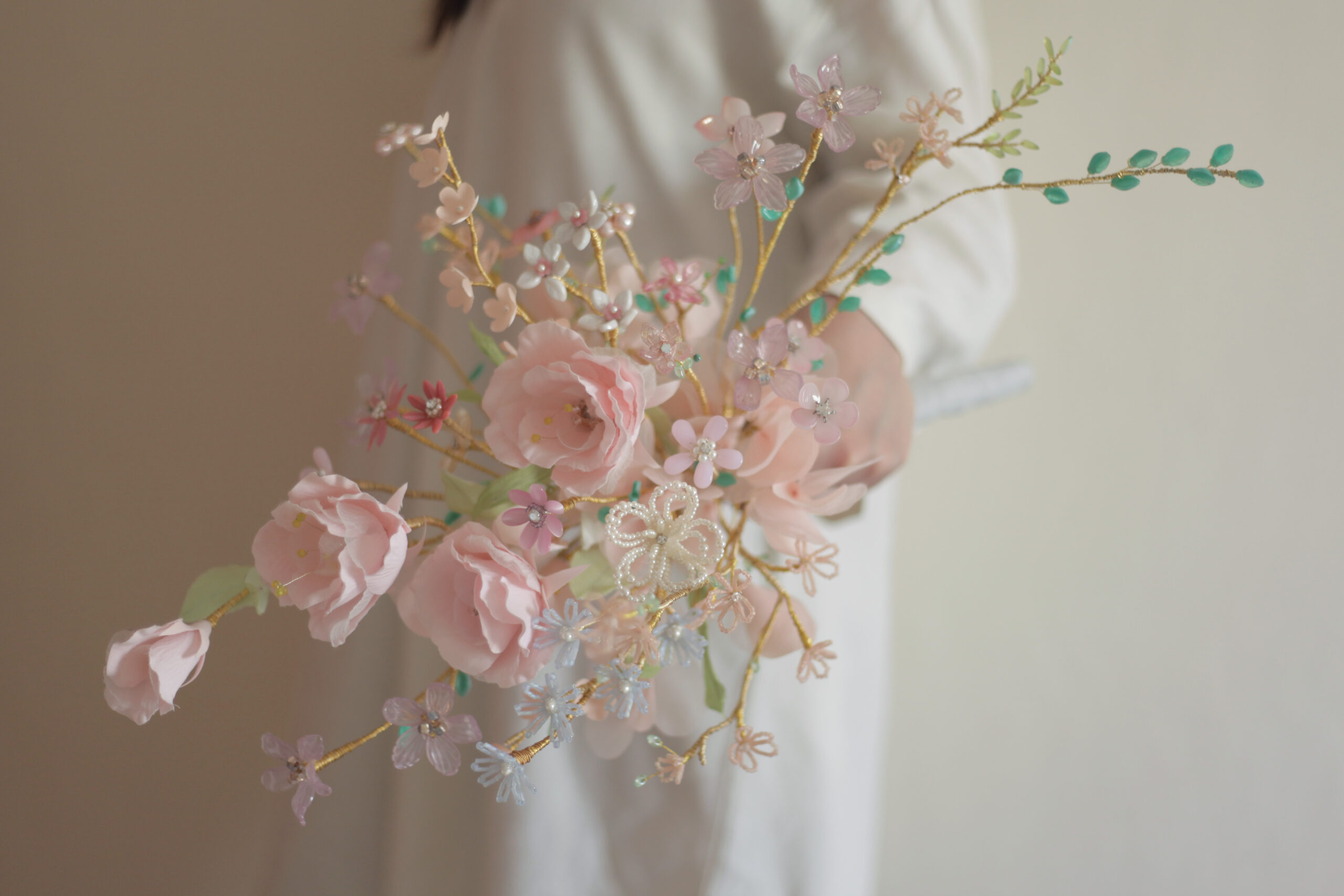 洋桔梗捧花課程:圖片 2