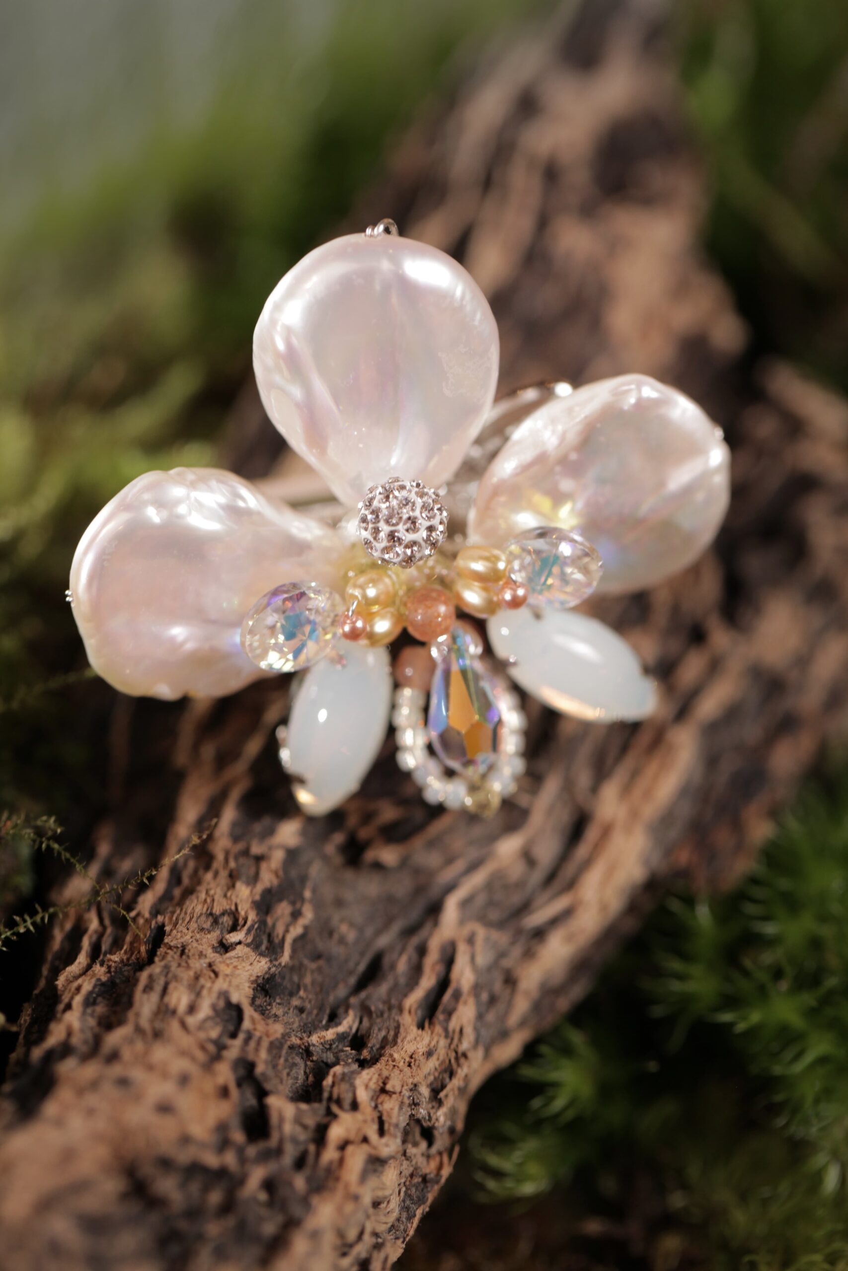 珍珠蝴蝶蘭花飾課程:圖片 3