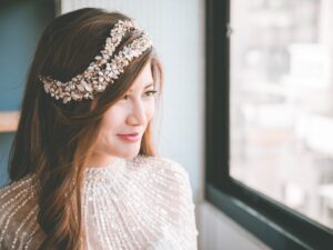 蔻羽花鏡・手工晶珠髮飾