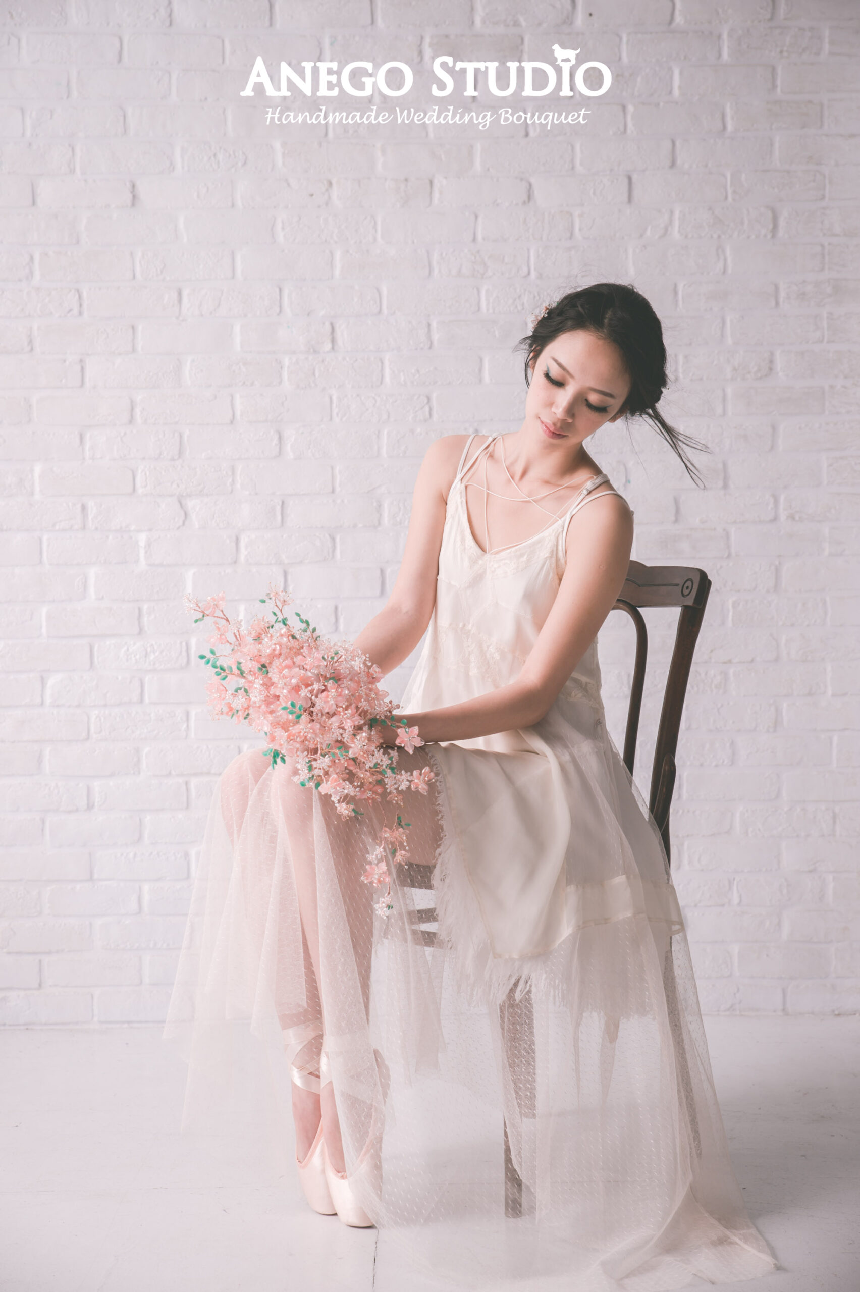 水滴型櫻花捧花課程:圖片 7