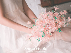 水滴型櫻花捧花課程